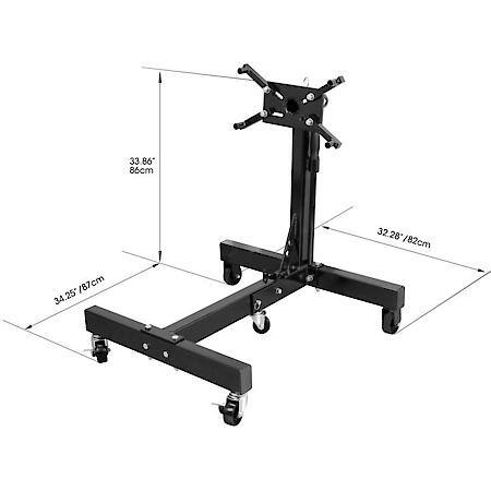 Steel Rotating Engine Stand With 360 Degree Rotating Head And Folding Frame