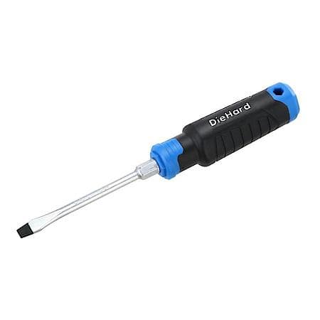 1/4 in. x 4 in. Flat Head Screwdriver: Magnetic Tip for Precise Control