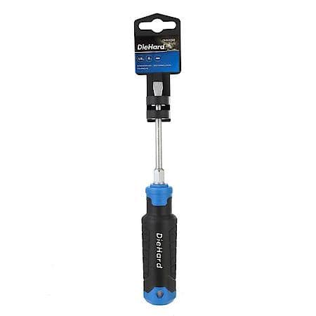 1/4 in. x 4 in. Flat Head Screwdriver: Magnetic Tip for Precise Control