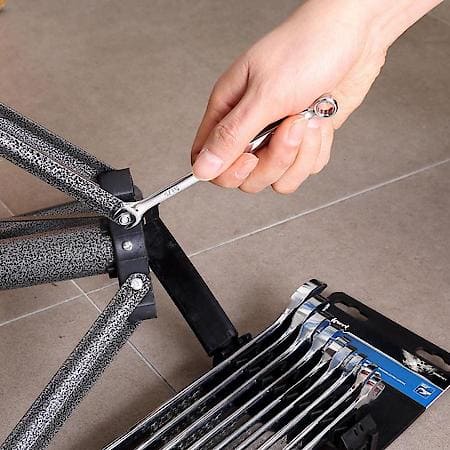 Extra Long Combination Wrench Set, SAE, 10-Pieces
