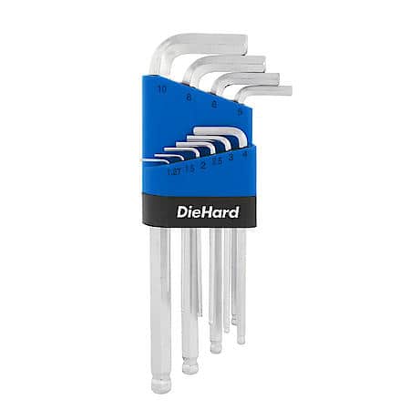 Long Arm Hex Key Set Metric 10-Piece