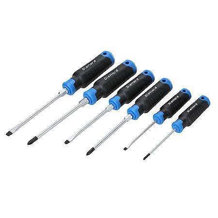 Screwdriver Set: Slotted & Phillips Drivers for Versatile Fastening, 6┬┐Piece