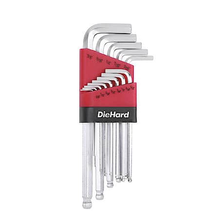 Long Arm Hex Key Set SAE 13-Piece