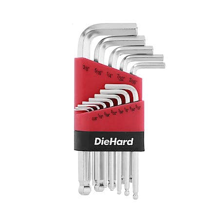 Short Arm Hex Key Set SAE 13-Piece