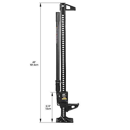 48" Ratcheting Off Road Utility Farm Jack, 3 Ton (6,000 Lb) Capacity