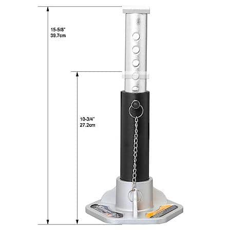 Aluminum Jack Stands With Locking Support Pins: 3 Ton (6,000 Lb) Capacity