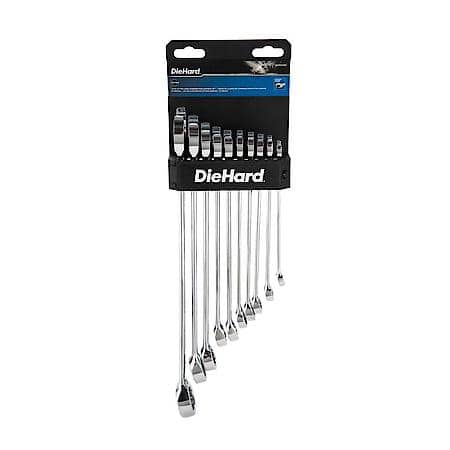 Extra Long Combination Wrench Set, Metric, 10-Pieces