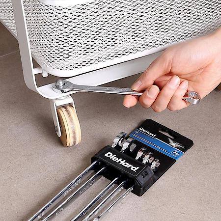 Extra Long Combination Wrench Set, SAE, 6-Pieces