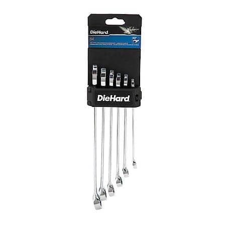 Extra Long Combination Wrench Set, SAE, 6-Pieces