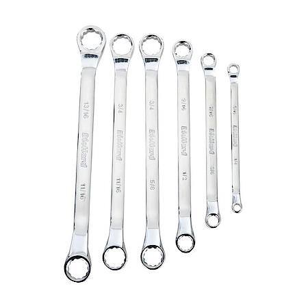 Offset Wrench Set: Reach Tight Spaces with Offset Design, 6┬┐Piece