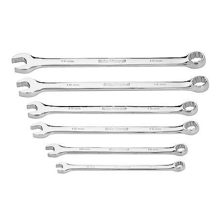 Extra Long Combination Wrench Set, Metric, 6-Piece