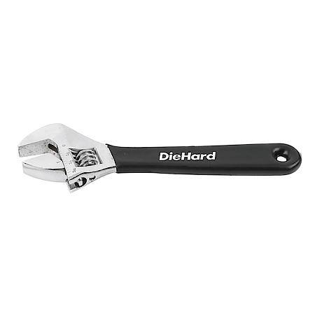 6" Chrome Vanadium Adjustable Wrench with Anti-Slip Grip