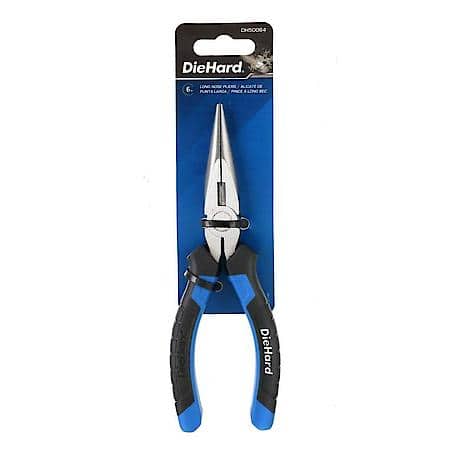 6 in. Long┬┐Nose Pliers: Comfort Grip for Better Control