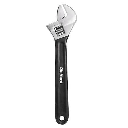 12" Adjustable Wrench with Durable Chrome Vanadium Steel