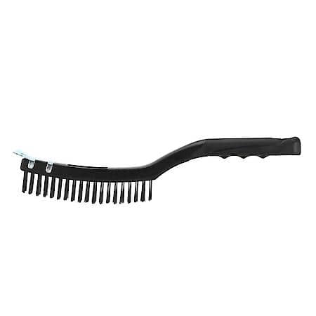 Wire Brush with Steel Scraper: Removes Rust, Paint and Debris from Metal Surfaces