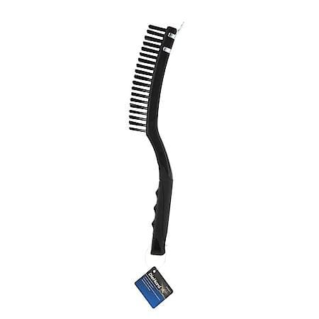 Wire Brush with Steel Scraper: Removes Rust, Paint and Debris from Metal Surfaces