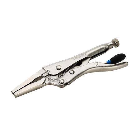 6.5 in. Long Nose Locking Pliers: Quick Release for Secure Grip