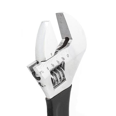 Durable 10" Adjustable Wrench with Anti-Slip Grip