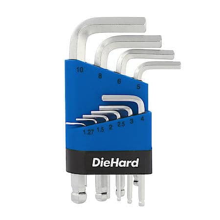 Short Arm Hex Key Set MM 10-Piece