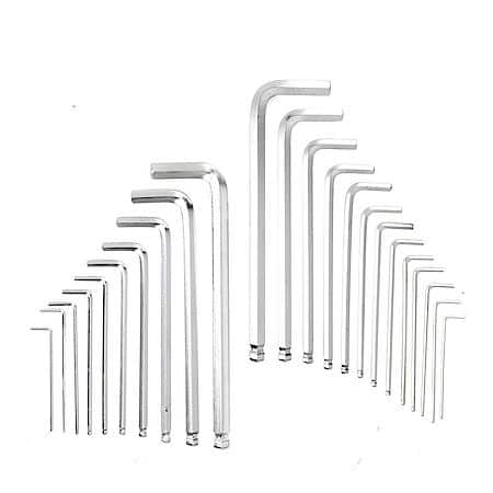 23-Piece Hex Key Set with Ball End & Storage Caddy