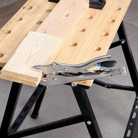 10 in. Curved Jaw Locking Pliers: Strong Grip for One┬┐Handed Operation