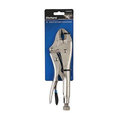 10 in. Curved Jaw Locking Pliers: Strong Grip for One┬┐Handed Operation