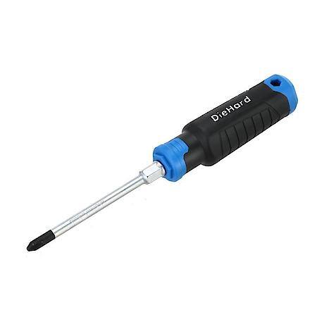 #2 x 4 in. Phillips Screwdriver: Magnetic Tip for Secure Fastener Control