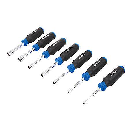 Nut Driver Set: Metric Sizes with Soft Grip Handles, 7┬┐Piece