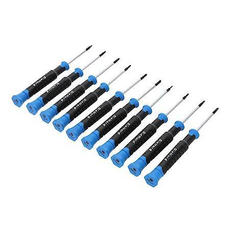 Precision Screwdriver Set: Finger Control Caps for Accuracy, 10┬┐Piece