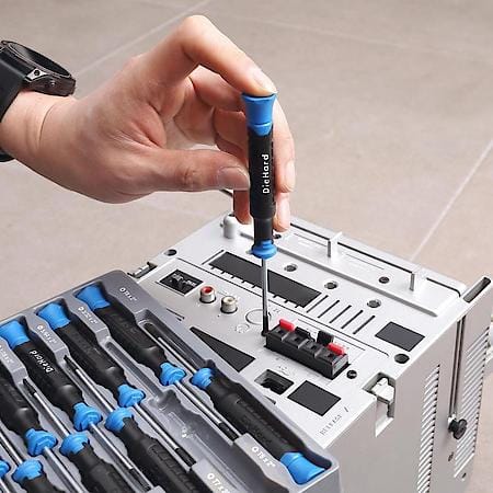 Precision Screwdriver Set: Finger Control Caps for Accuracy, 10┬┐Piece