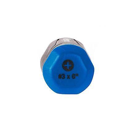 #3 x 6 in. Phillips Head Screwdriver: Magnetic Tip for Secure Fastening
