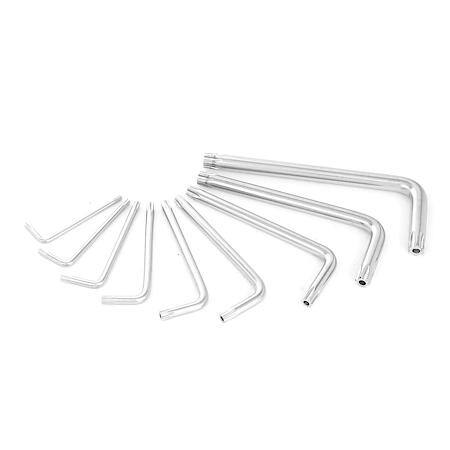 9-Piece Short Arm Star Key Set with Security Shafts