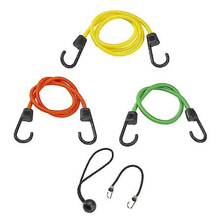 20 Piece Standard Bungee Value Pack Assortment