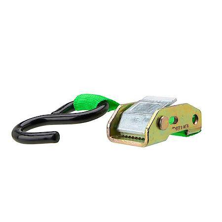10' 900 lbs Break Strength Cambuckle, Green, 4 Pack