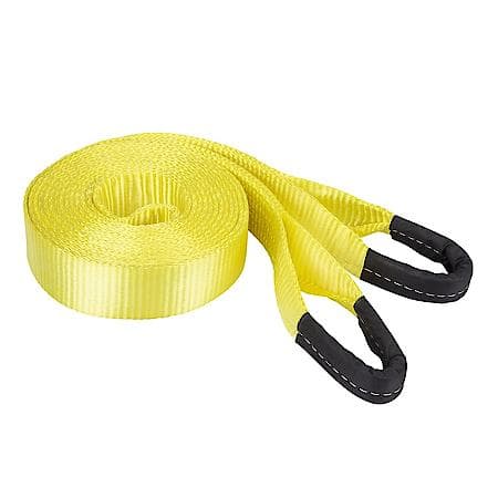 20' 17,000 lbs Tow Strap with Loop Ends 1 Pack Yellow