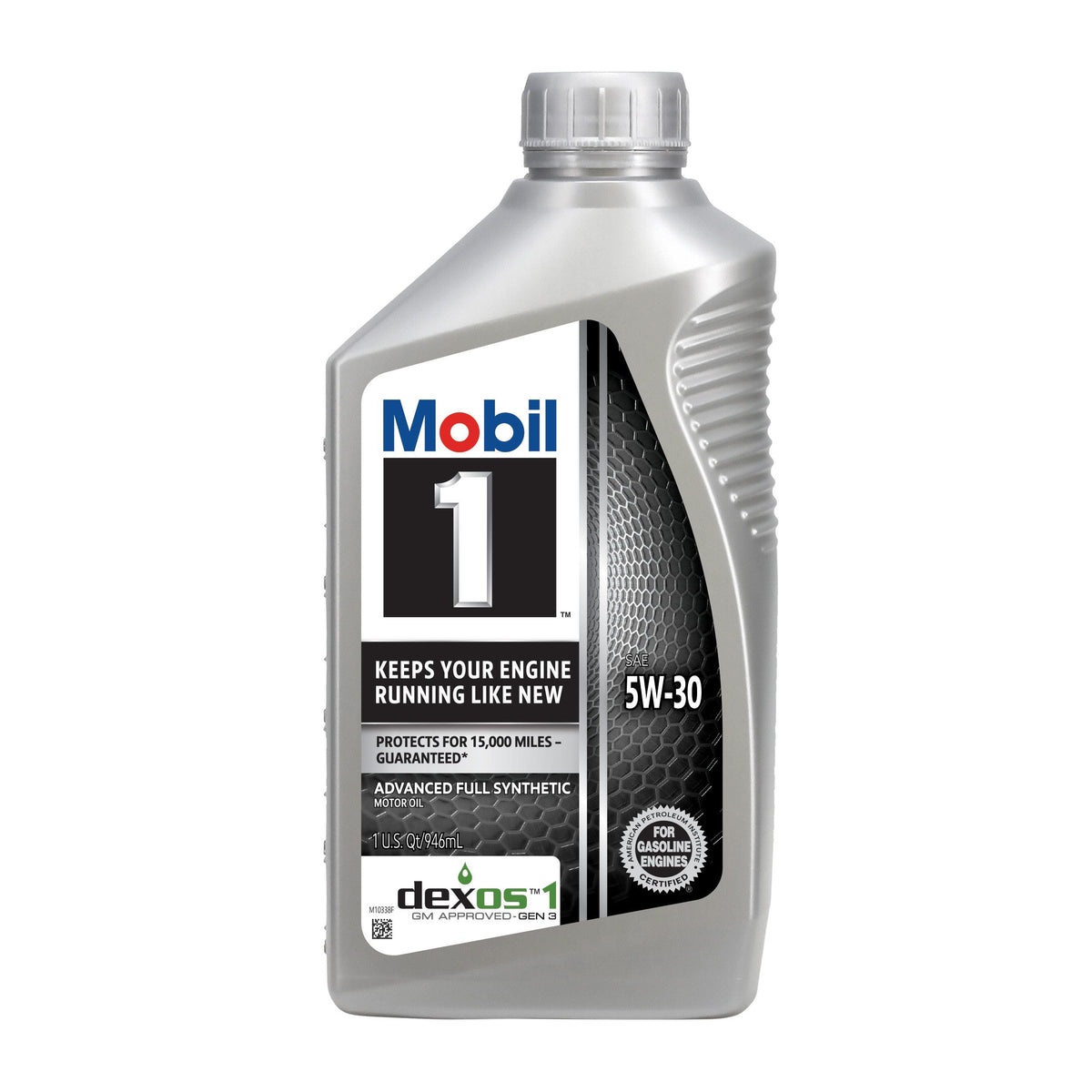 Mobil 1 Full Synthetic 5W-30 Motor Oil 1 Quart 124315