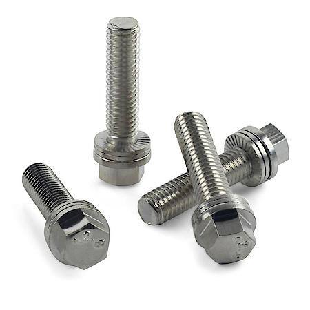 Wedge-Locking Header Bolts; M8, 1.181" Long, 12 Bolt Set