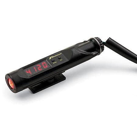 Digital Mini RPM Shift Light, 100 to 12k RPM Ranges; 1-12 cylinder range, Detachable Mount