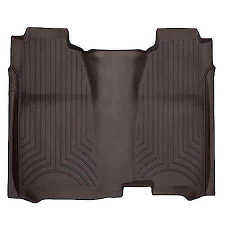 Floor Mats: Cocoa, Advanced Rubber-Like, Deep Channels, All Weather, 1 Pk