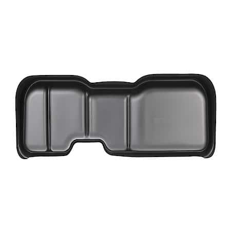Under Seat Storage Unit: Under 2nd Seat, 1 To 3 Compartments, Built-In Dividers, Black