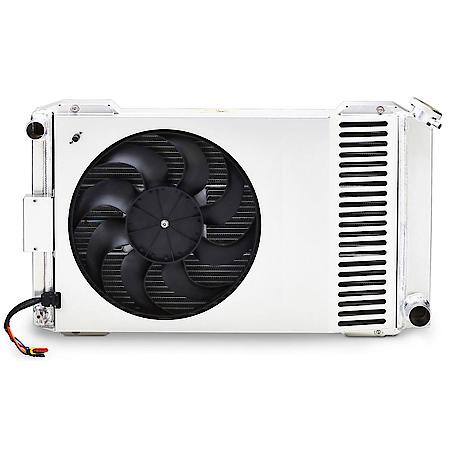 Slim-Fit Radiator System, Universal Series, 23" Core, Single Pass, Manual Trans, Fits '71 Nova