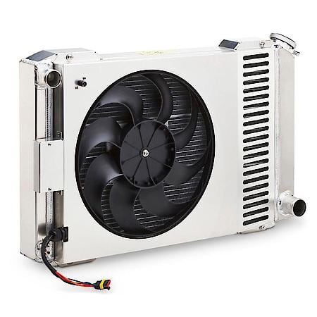 Slim-Fit Radiator System, Universal Series, 23" Core, Single Pass, Manual Trans, Fits '71 Nova