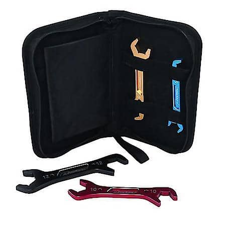 Aluminum AN Wrench Set, Sizes 6AN, 8AN, 10AN, and 12AN, 4 piece set