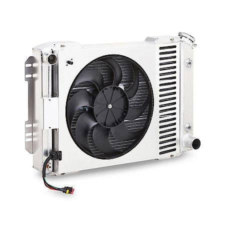 Slim-Fit Radiator System, Mopar 1970-74 E-Body, 60-88 A/B-Body, Automatic Trans