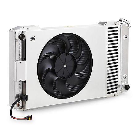 Slim-Fit Radiator System, 1995-2002 S-10/Blazer/Sonoma/Jimmy, Small Block V8 Conversion; Auto Trans