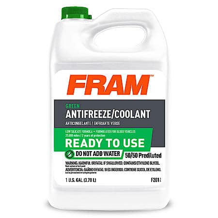 Heavy Duty Antifreeze and Coolant: 50/50 Ready To Use, Universal , 1 Gallon