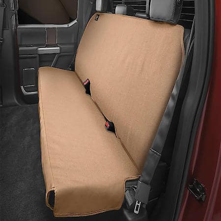 Lowback Rear Bench Seat - 63-1/2"W X 20.5"D X 23"H, Tan, Polycotton