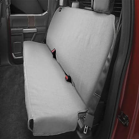 Bench Seat, 60"W X 19"D X 23"H, Gray, Polycotton