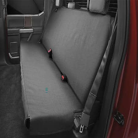Bench Seat, 60"W X 19"D X 23"H, Black, Polycotton