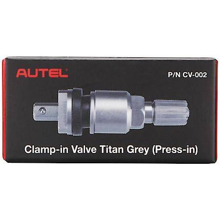 CV-002 Titan Grey Metal Press-in Valve for 1-Sensor